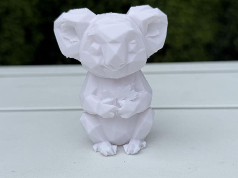 Low-Poly Koala Figurine – Minimalist 3D Print