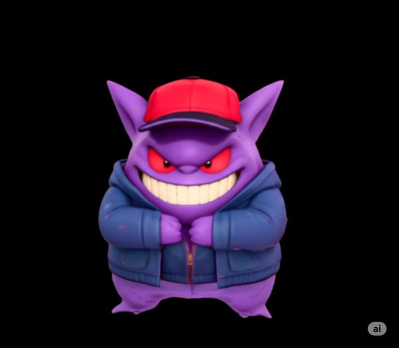 Gengar Pokemon Urban Style