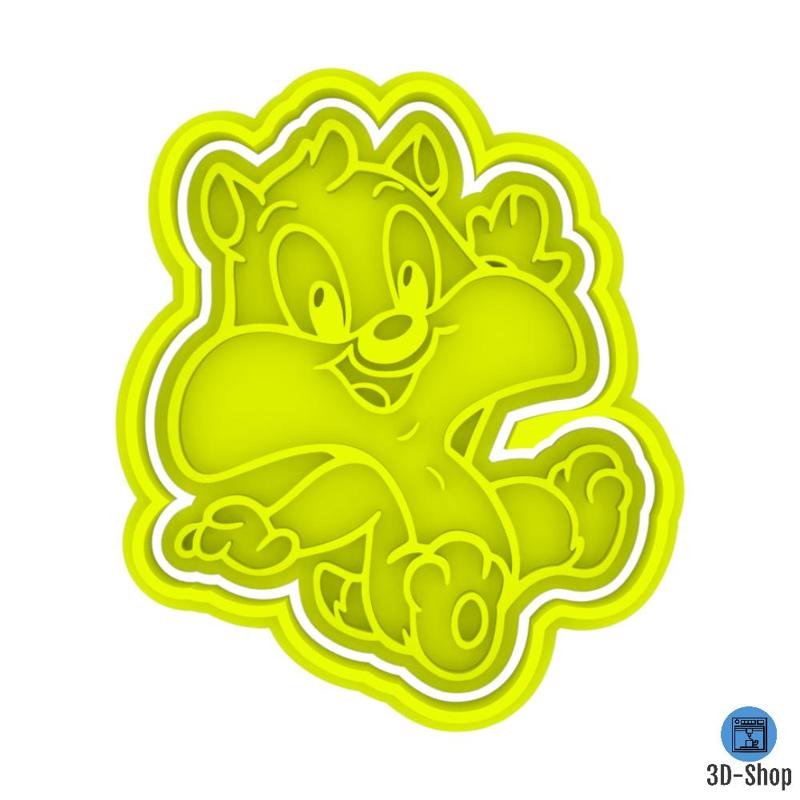 Looney tunes 6" cookie cutter