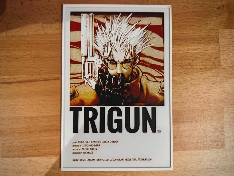 HueForge Art - Trigun Poster