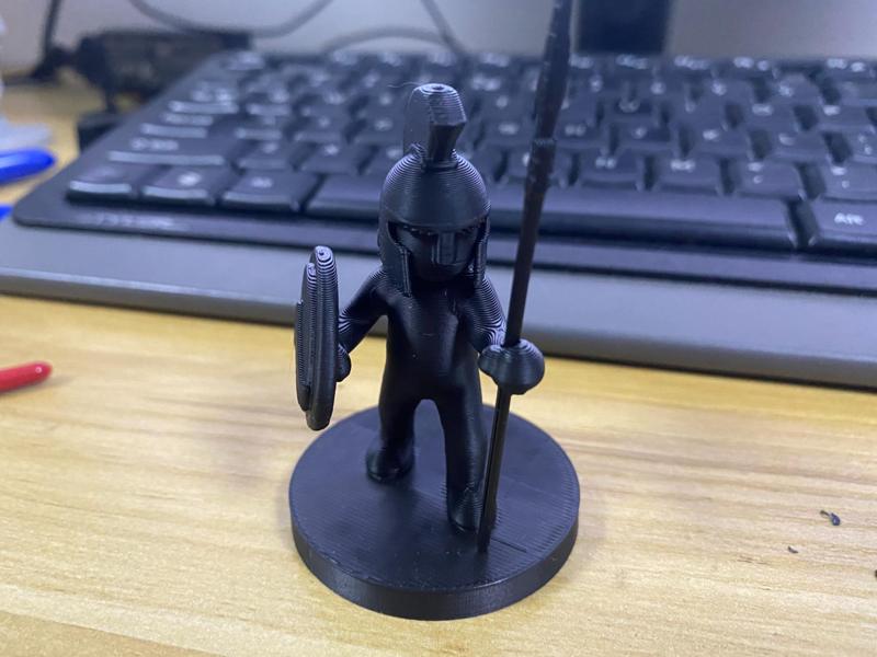 Spartan Warrior Matchstick Figure