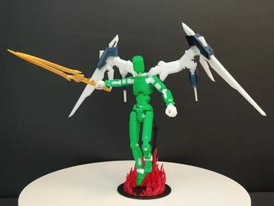 Mechanical wing for Dummy 13
