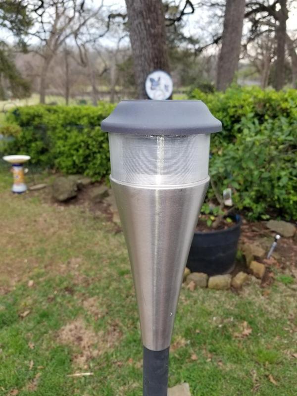 Solar Tiki Lights from old tiki lights