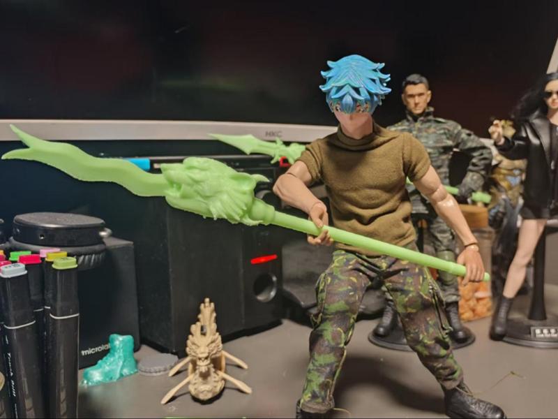 1:6 Scale Soldier Weapon - Zhangba Snake Spear