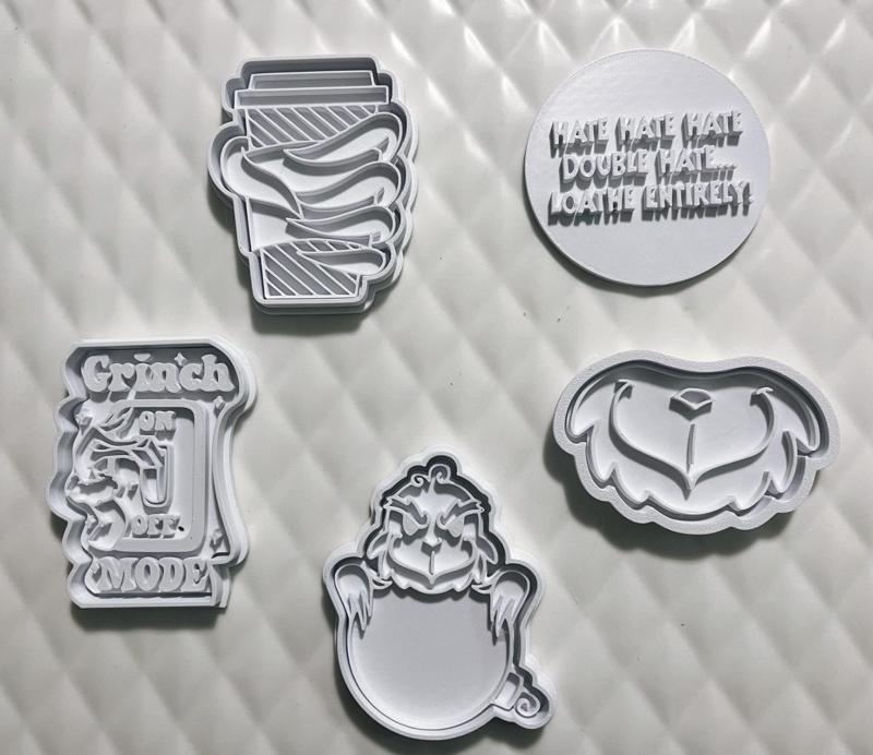 Grinch Cookie Cutters and Stamps