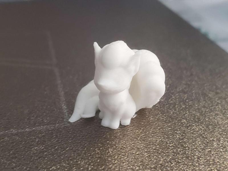 Tiny Spirit Fox with 9 Tails