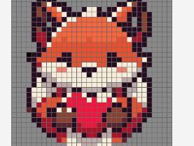 Fox Pixel Puzzle