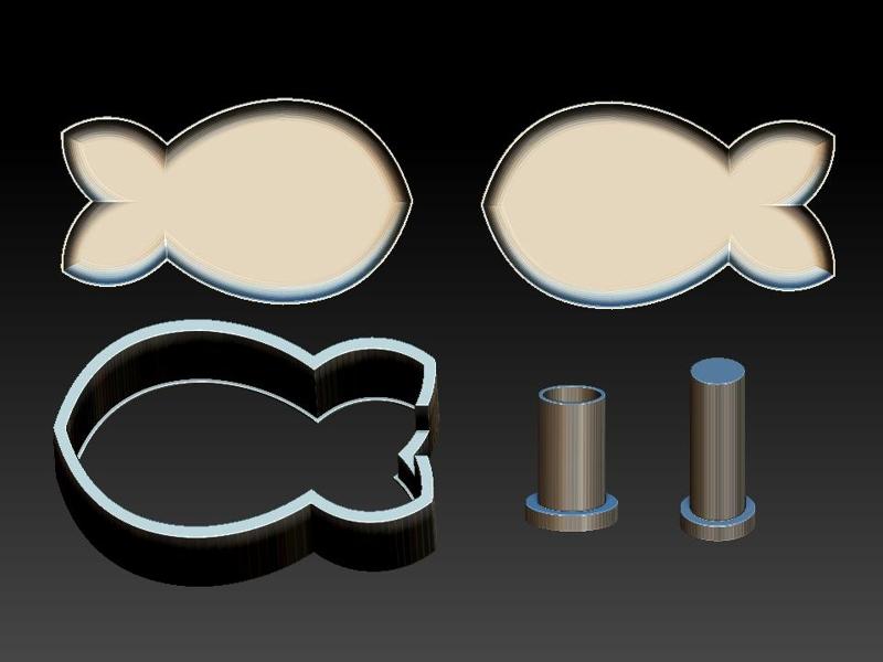 Fish, Solid Bubble Bar Mould