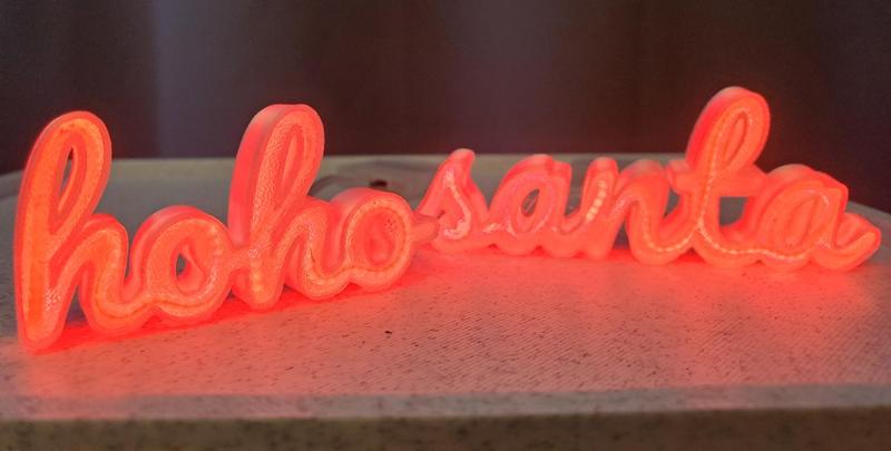 Miniature Holiday LED Neon Signs