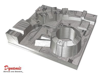 Death Star Surface Tile 01E