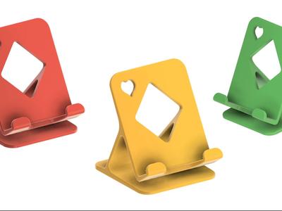 Simple iPhone Stand, another version. 