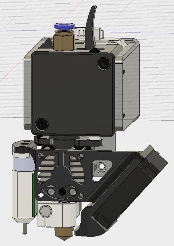 TEVO Black Widow DyzEND-X + DyzeXtruder GT dual MGN12 Mount