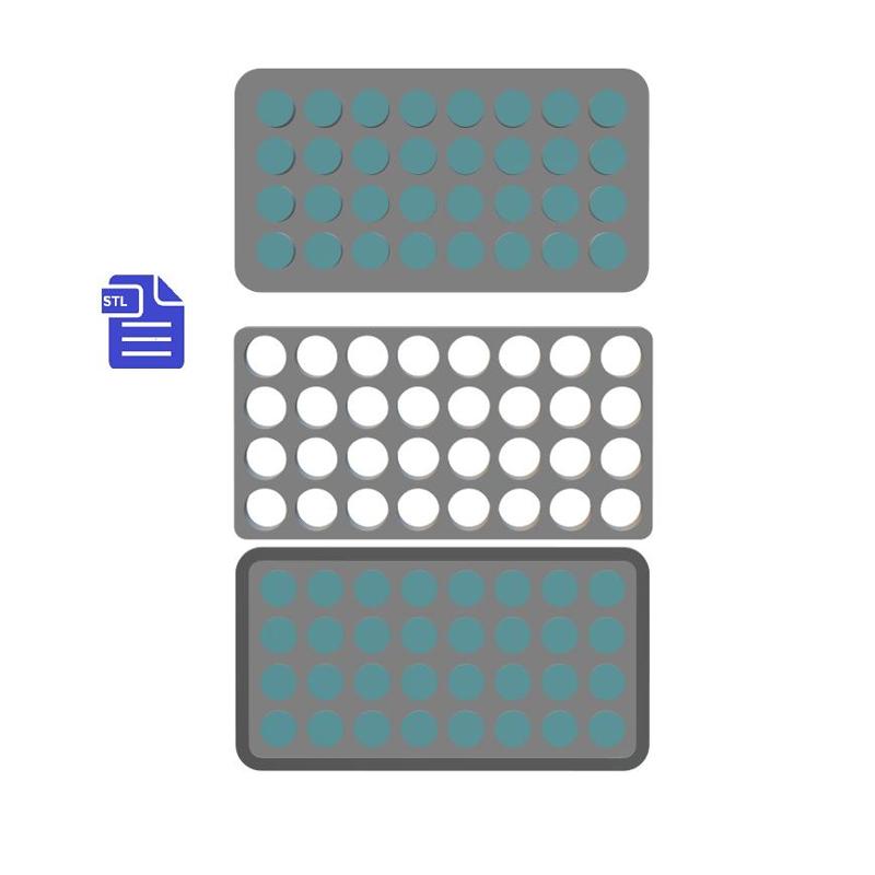 Circle Embed Tray for Bath Bombs