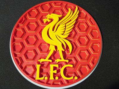 Liverpool Football Club Dimensional Mosaic