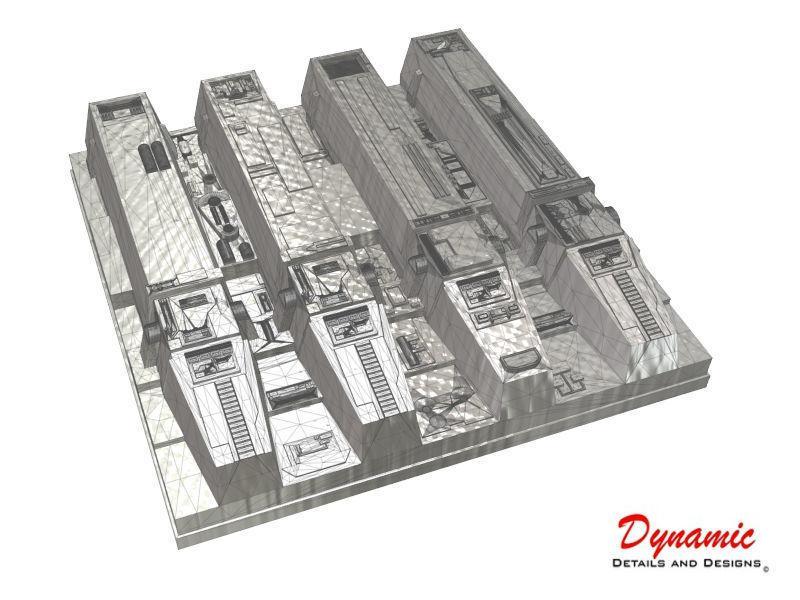 Death Star Surface Tile 01G