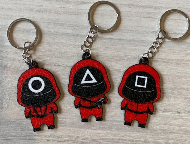 Squid Game Soldiers Keychain