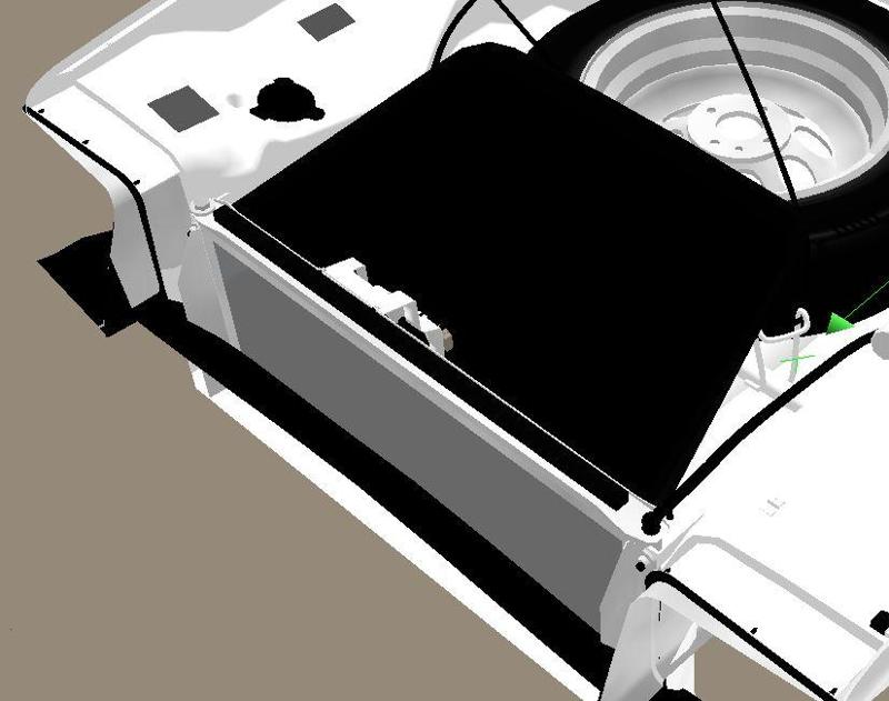S-Duct Functional Internal Aero Ducting Panel