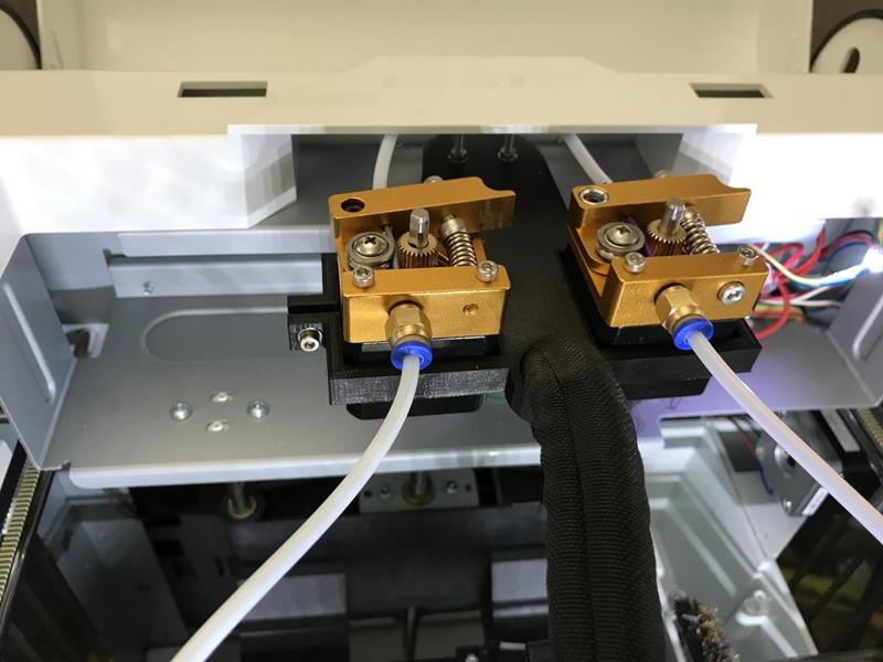XYZ Da Vinci 1.0 - Dual Bowden Extruder Mount