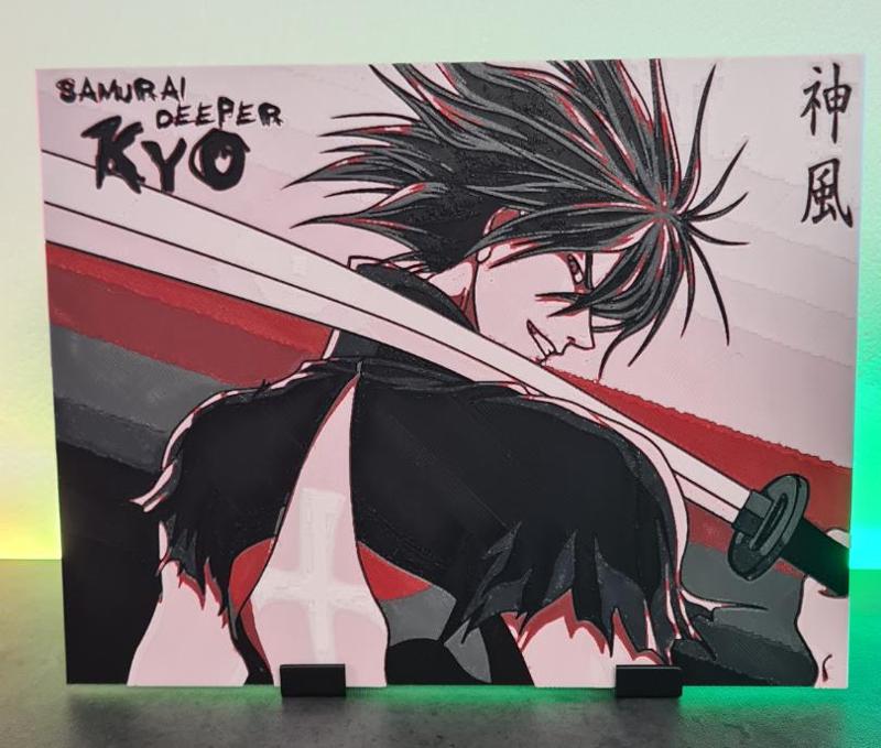 Samurai Deeper Kyo Red - Hueforge 200x155