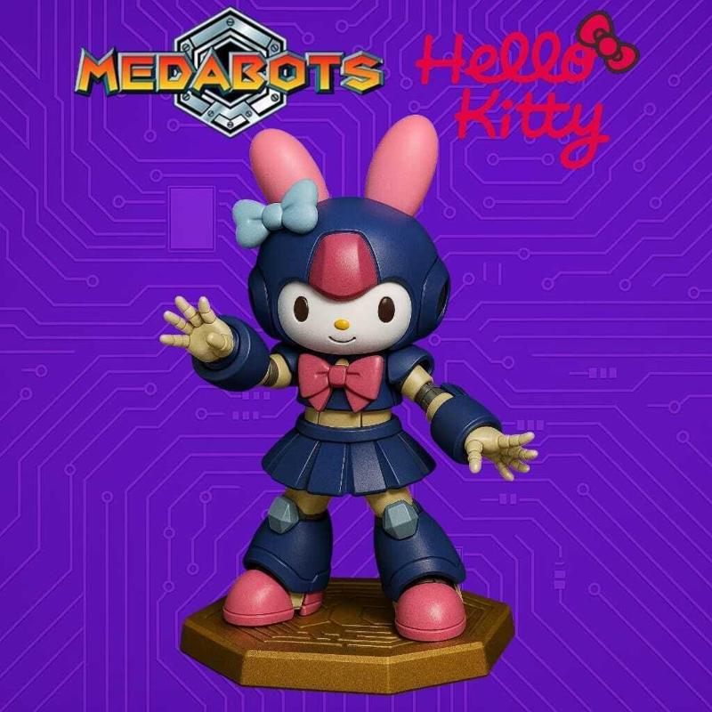 hello kitty X medabots my melody brass