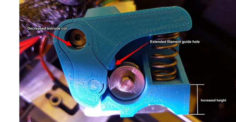Replicator 2X Extruder Upgrade for Flexible Filament