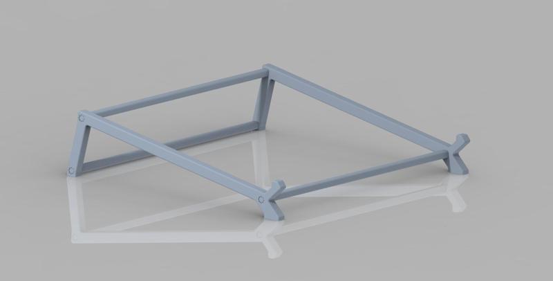 Detachable laptop stand