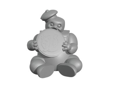 Marshmallow Man Stay Puft (full modell - piggy bank - money box)