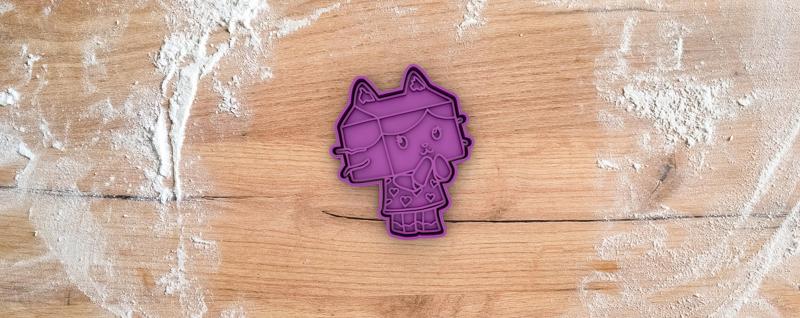 Babybox cookie cutter from Gabby's Doll House