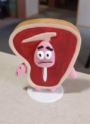 Sponge Bob SquarePants Patrick Steak Patrick Figure