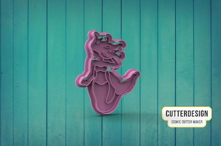 Mermaid Mermaid Cookie Cutter M3