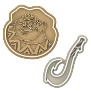 Maui MOANA DISNEY COOKIE CUTTERS - PACK X 2