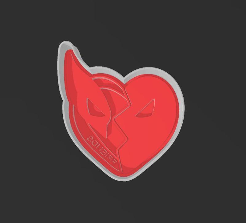 Bestfriends Deadpool x Wolverine STL Cookie Cutter