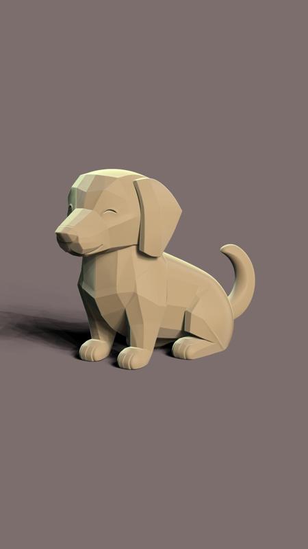 minimalist puppy