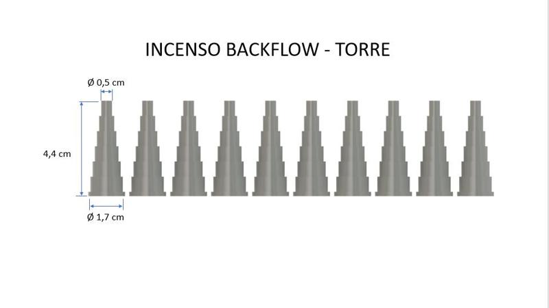 Incense Backflow Mold - Tower