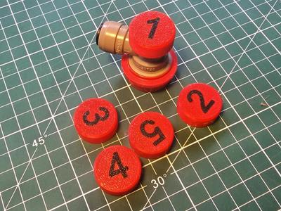 Numbered Duotight Ball Lock Disconnect