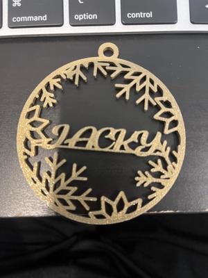 JACKY CHRISTMAS TAG