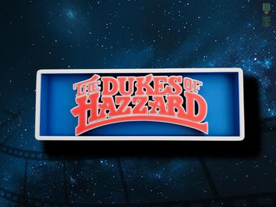 Duke Of Hazard Film Cinema Room Sign Logo