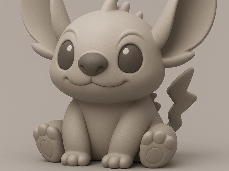 cute Pikachu Inspired stitch pokemon dragon game