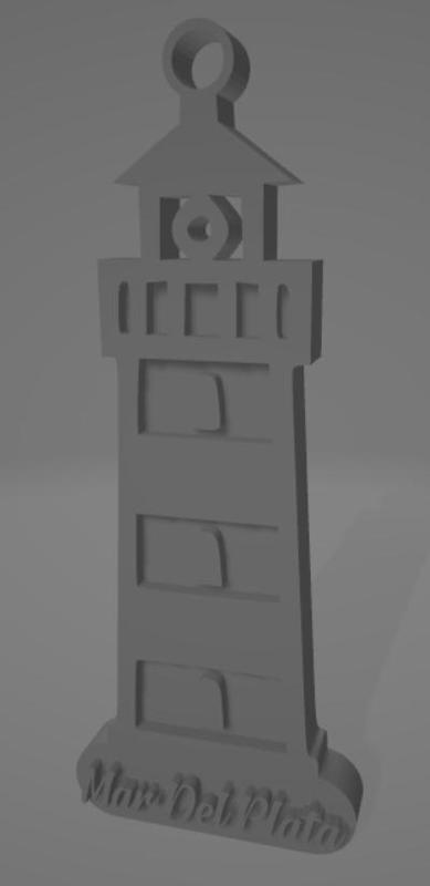 Llavero del faro de Mar del Plata