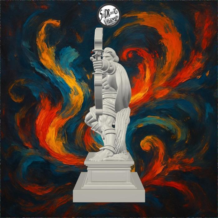 Archer God Statue — Divine Marksman – SoliDRawinGs SG517