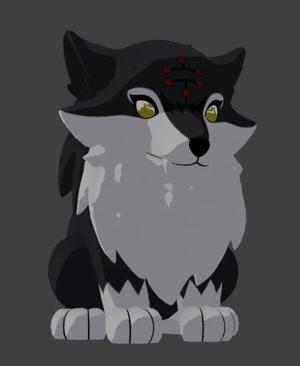 Chibi Kon Bearded Dog - Cute Anime Pet 3D Print STL