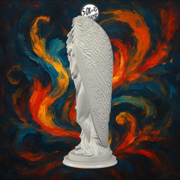 Weeping Angel Statue — Tears of Eternity – SoliDRawinGs SG526