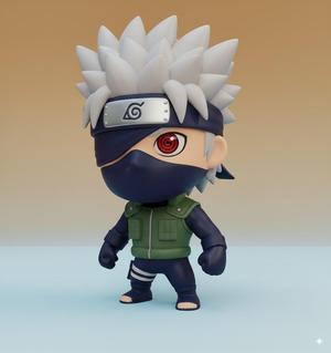 Kakashi Hatake Kawaii - Collectible 3D Figure