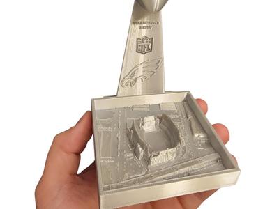 Philadelphia Eagles Trophy - 3D Stadium Version