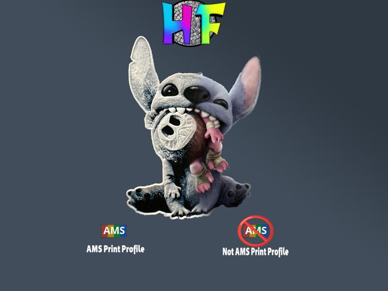 Stitch Coco hueforge Ams and Not AMS