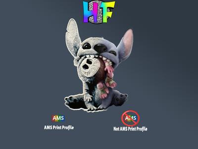 Stitch Coco hueforge Ams and Not AMS