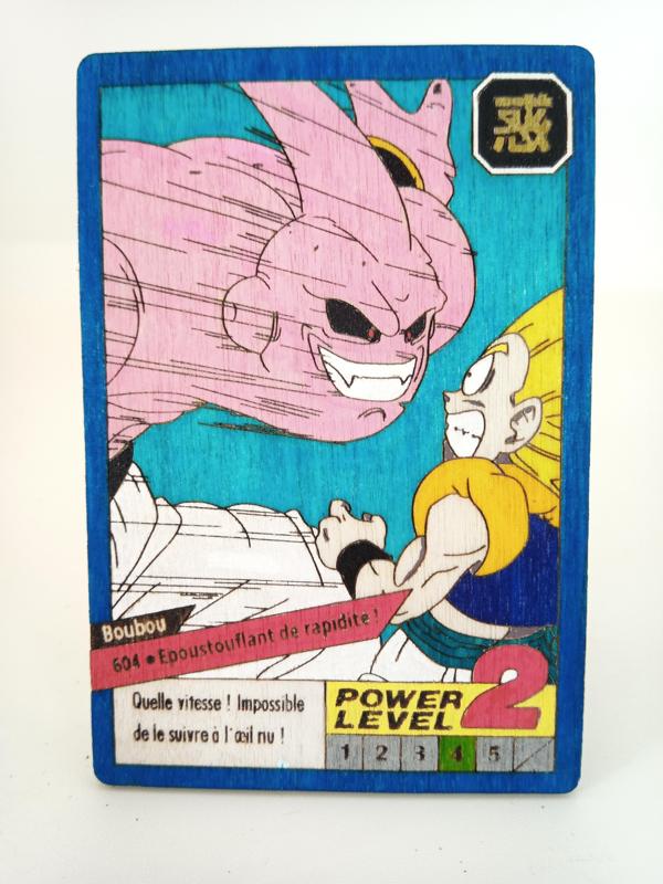 Dragon Ball Z Card - 604 Card - Laser Engraving ( lasercut Files / SVG )