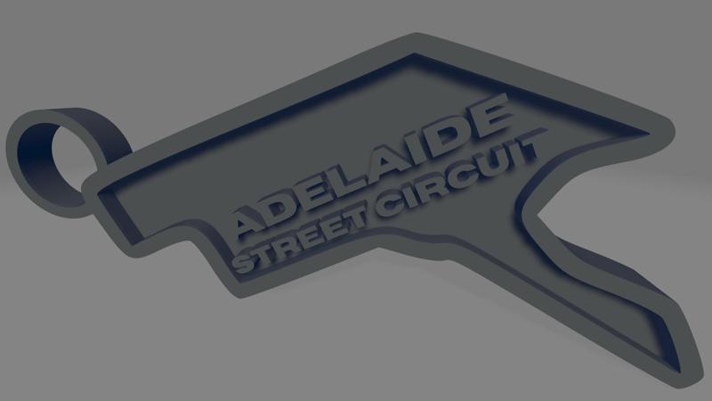 Adelaide Street Circuit keychain