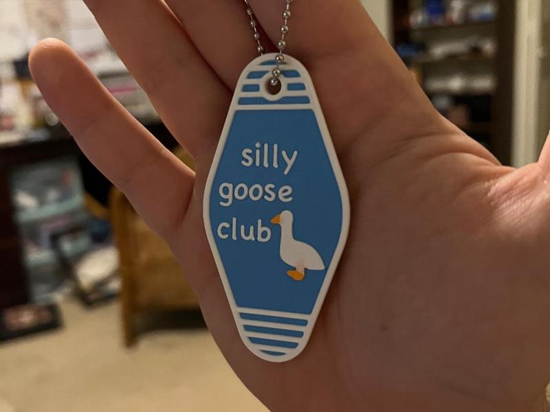 Silly Goose Club Keychain