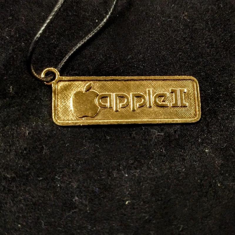 Apple II pendants and pins